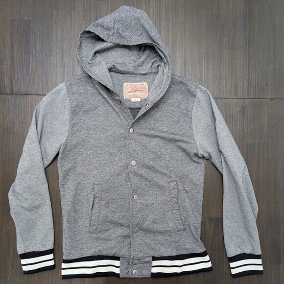 Brooklyn Cloth | Unisex Grey Varsity Hoodie - Picture 1 of 8